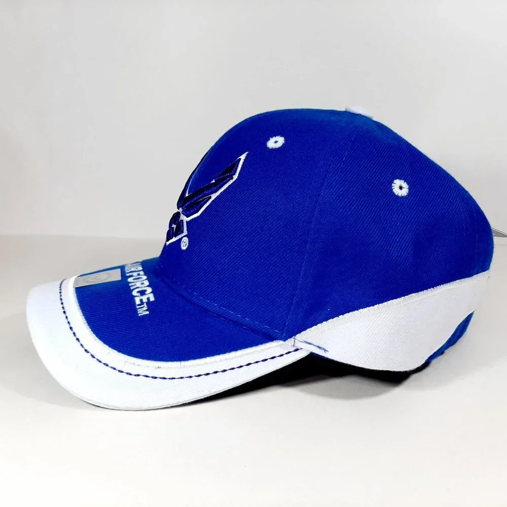 U.S. Air Force Wings Hat Royal Blue Puff Embroider